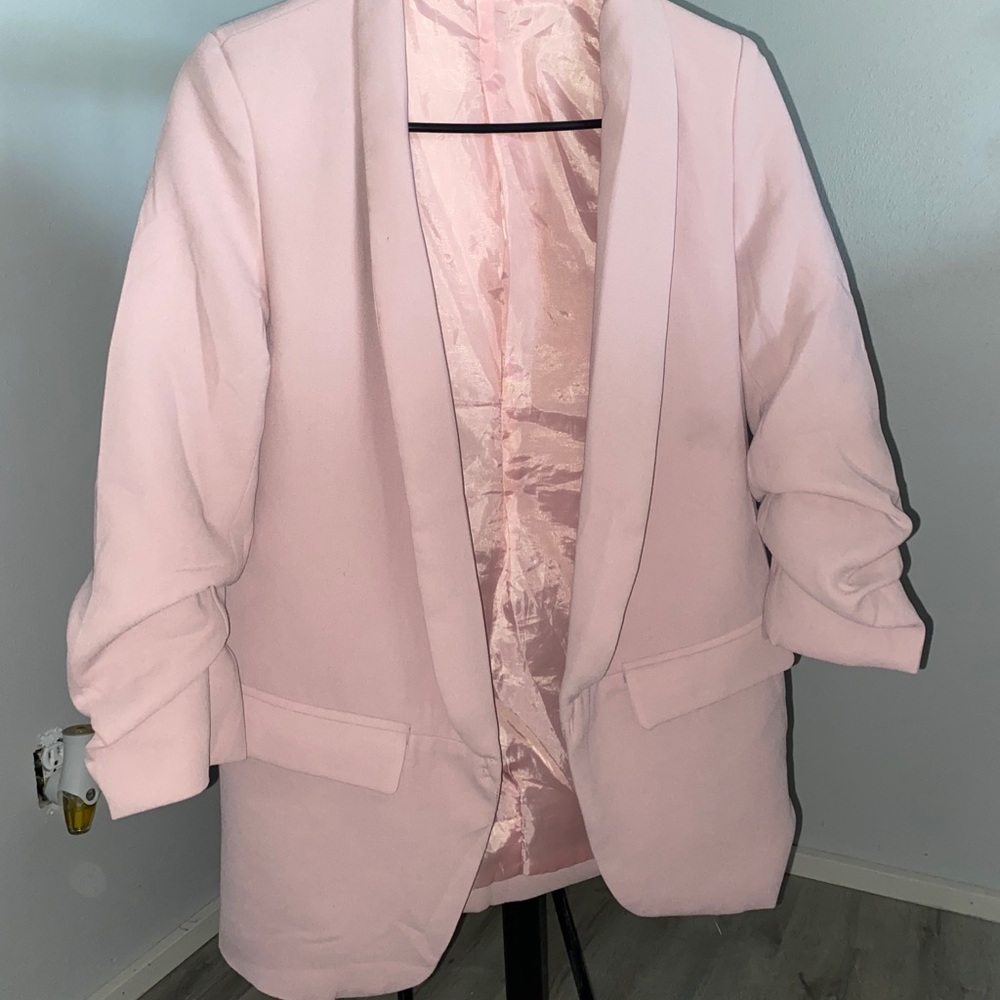 Light Pink Oversized Blazer